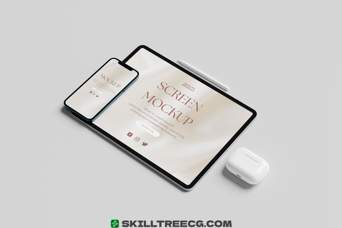 图片[6]-iPhone 12 & iPad Pro Mockup（009823）-技能树